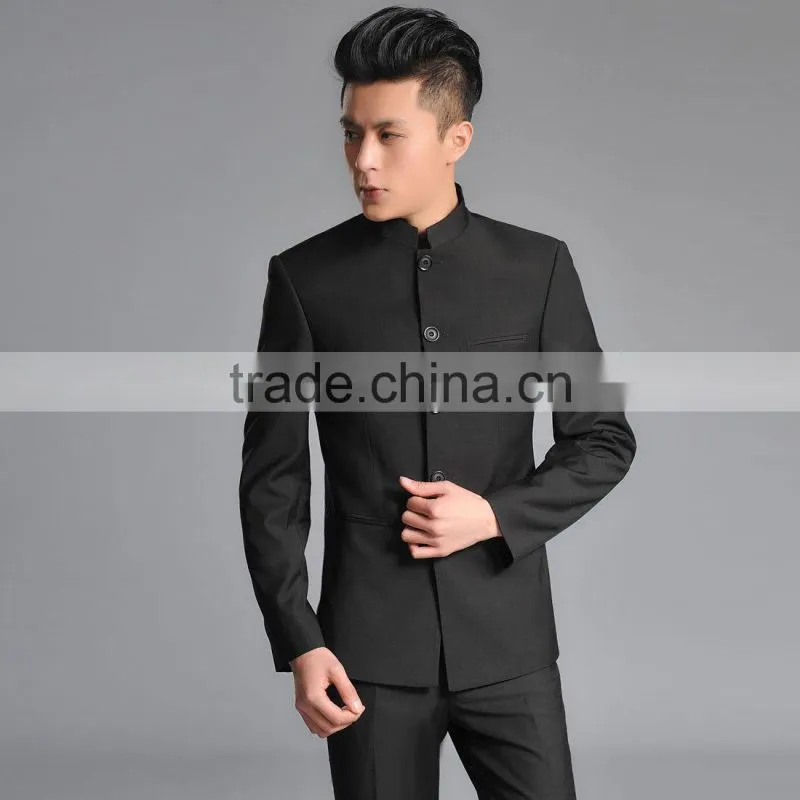 high quality men suit design 2014/men traditional chinese suit