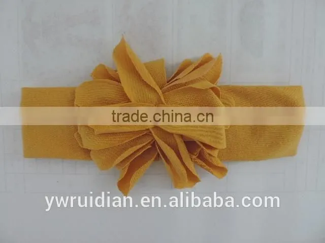 USA flower hairband cotton elastic headband kids cotton hairwear wholesale