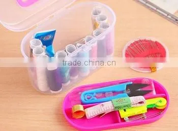Decorative pearl head pins hotel mini sewing kit