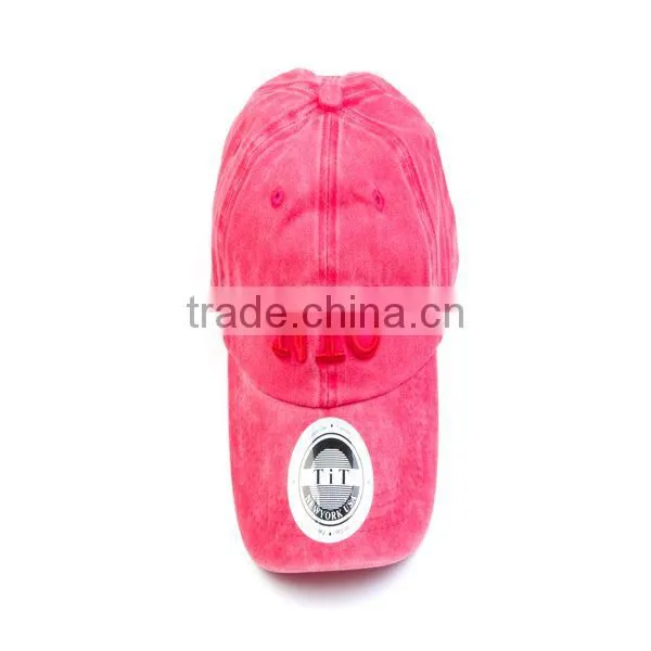 2014 New Fashion Washed baseball cap With NYC TH-621