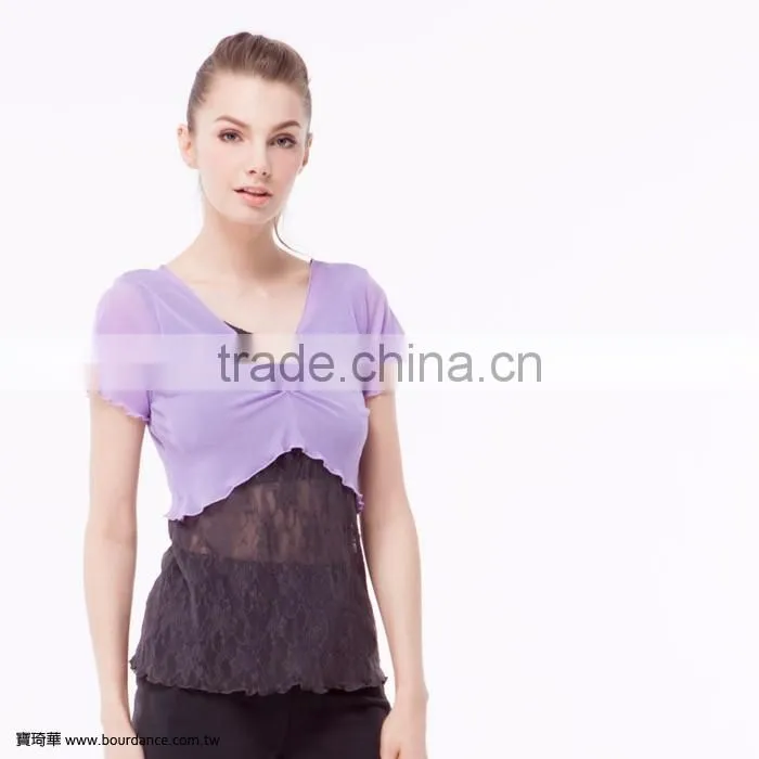 Trendy layer fitness training top wear