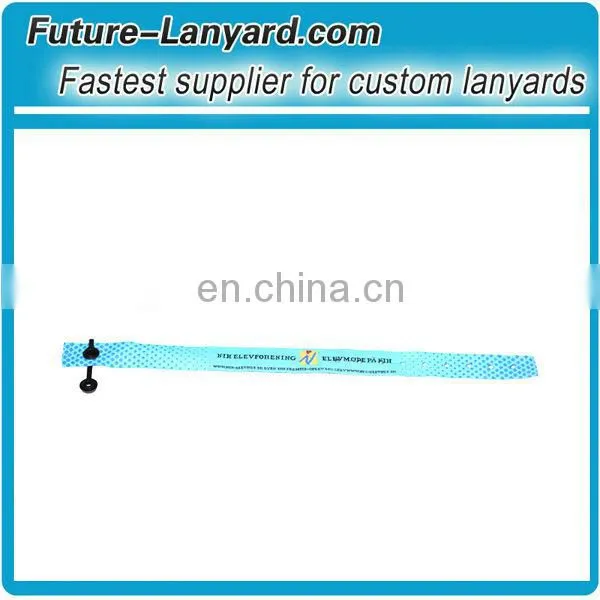 Satin even fabric wristband with aluminum tube