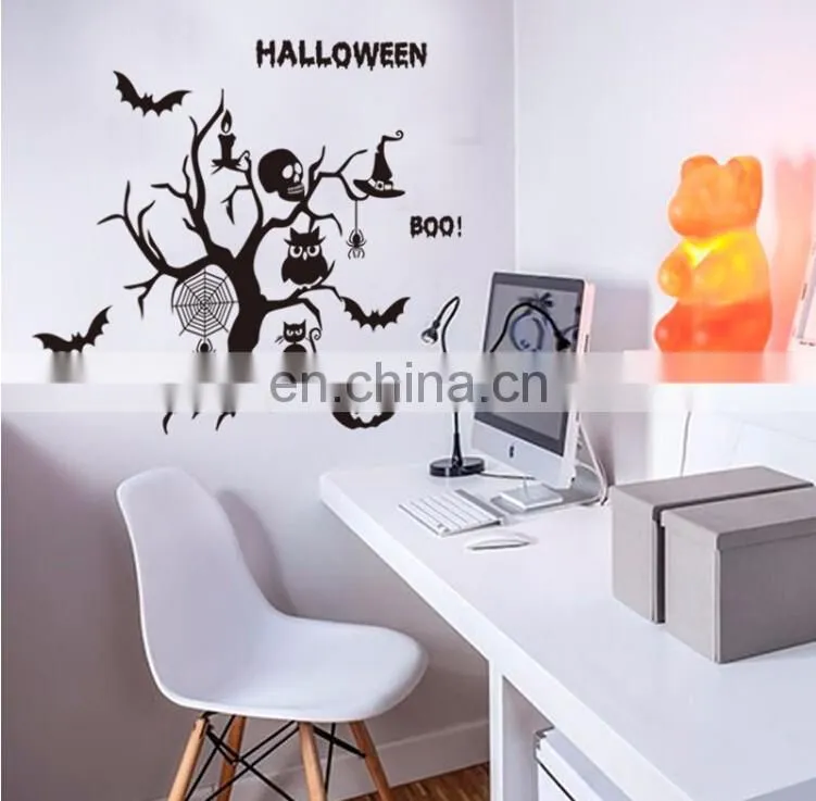Halloween Tree Window/Wall Sticker Halloween Decoration Home Decoration