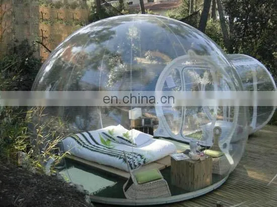 Inflatable clear/transparent bubble tent with customized size for sale