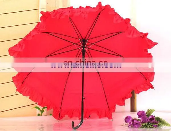 A0426 Beautiful frilly umbrellas for wedding