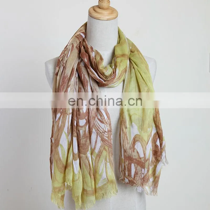 viscose scarf rayon scarf square scarf big size RP085L