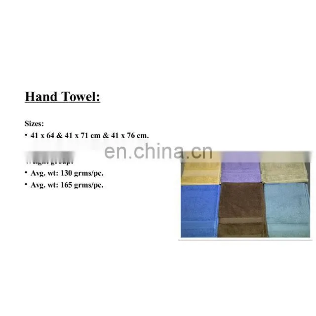 Factory Price White Cotton Terry Bath Towels