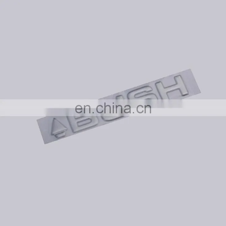 Professional OEM Private Brand Type Embossed Style Custom Chrome Pvc Car Sticker