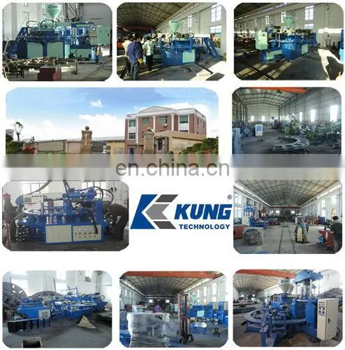 Double color sole injection moulding machine/shoes making machine
