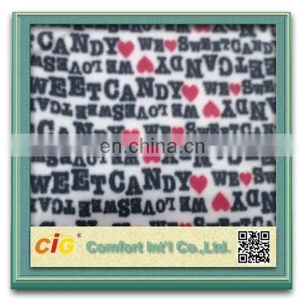 2015 High Quality 100% Polyester For Cloth Anti Pilling Polar Fleece Fabric
