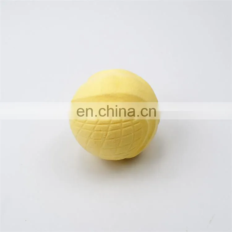 Teeth cleaning foam tennis puppy dog tpr toy ball tpr pet toy