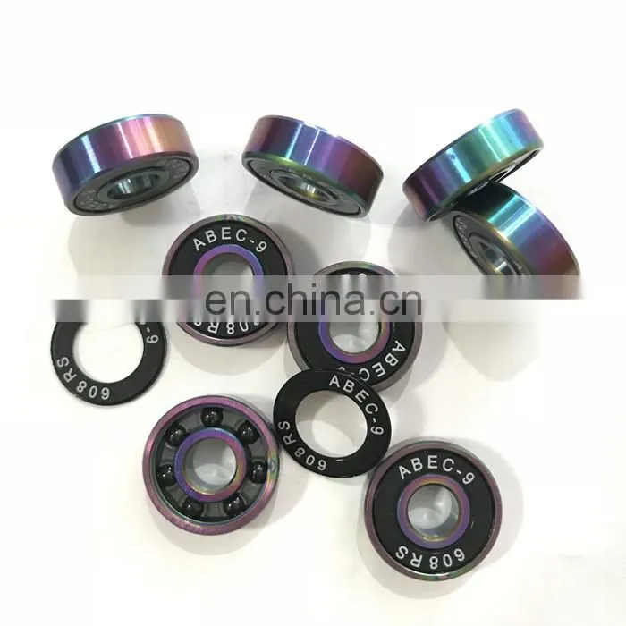 Skateboard bearing spacer and washer deep groove ball bearing 608RS ABEC-11