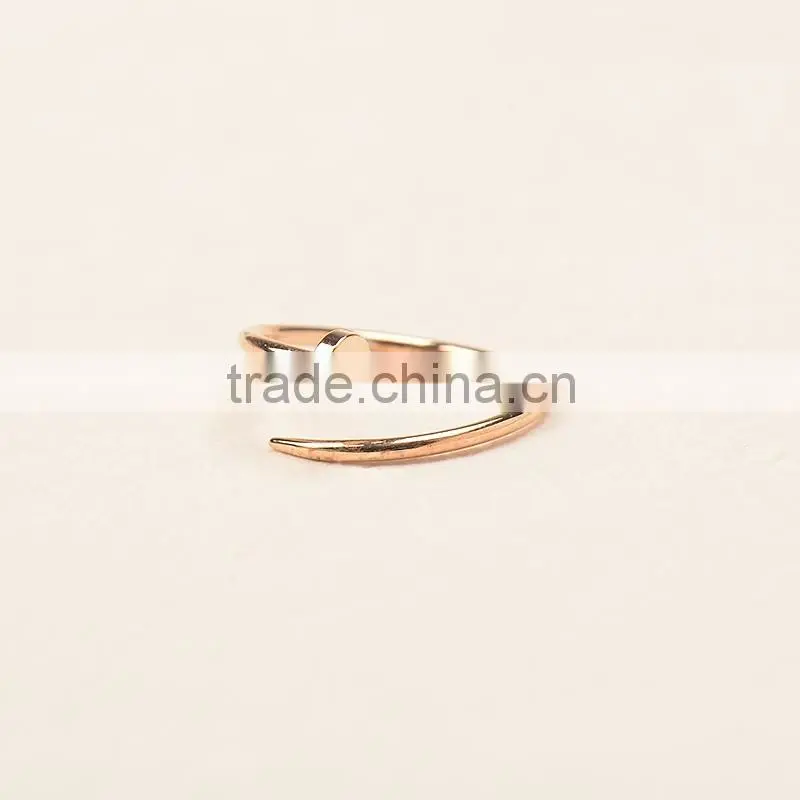 Fashion hot sale stud plate charm silver finger rings