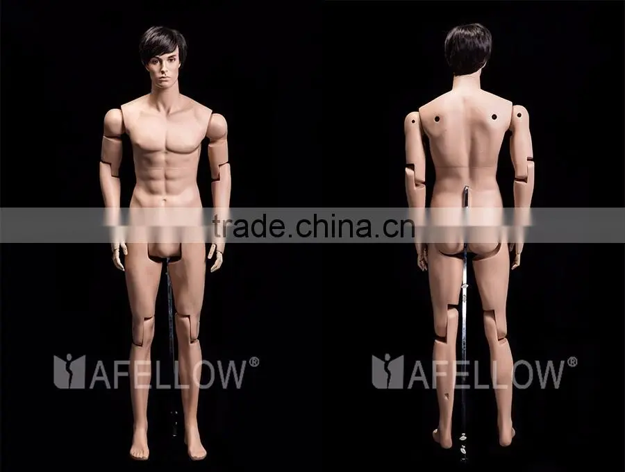 high quality skin color movable joint mannequin