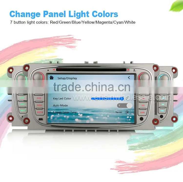 Erisin ES7608M 2 Din 7 inch Car Stereo System GPS for Mondeo Galaxy
