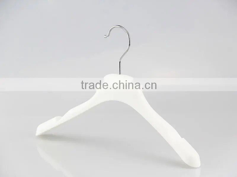IMY-494 white ladies hangers plastic for dress