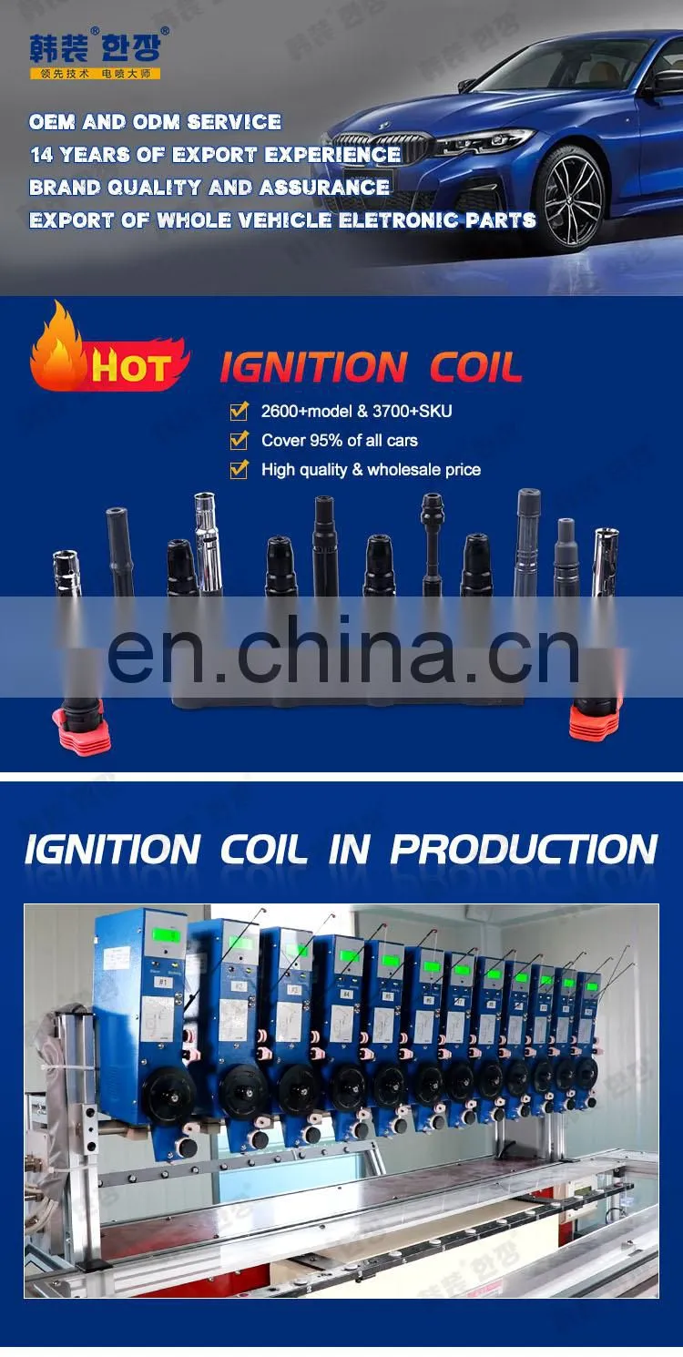 100% Tested ignition coils 022905715B for VW Phaeton 3.2