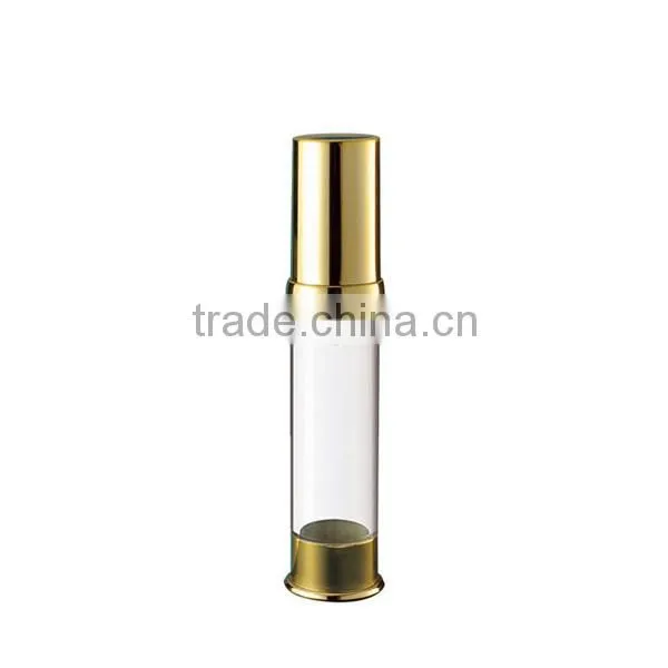 New design Gold cosmetic bottle for wholesales