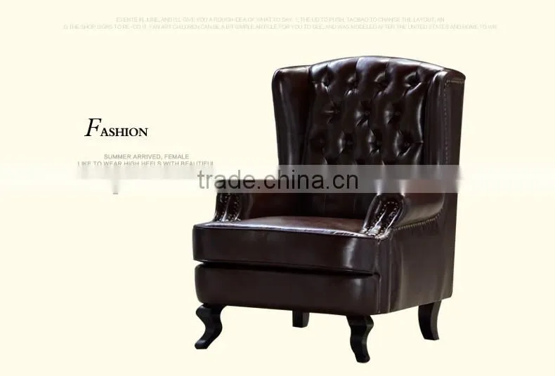 french style living room wooden sofa chair PFS163
