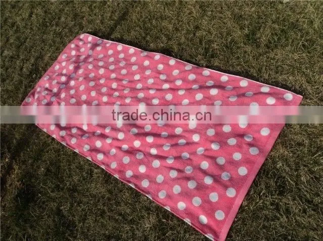 100% cotton reactive printed velour beach towel(REBT006)