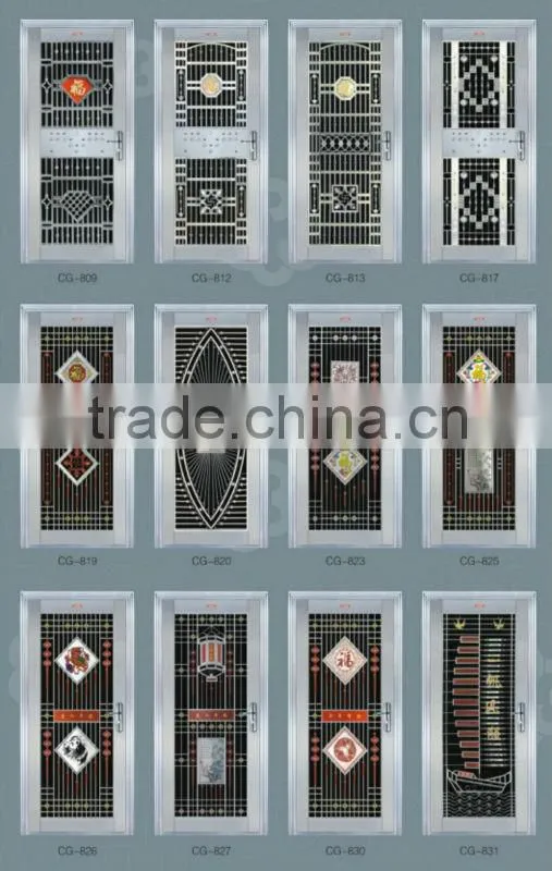 stainless steel door design
