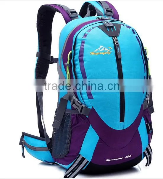 2016 stylish outdoor hiking camping bags big capacity waterproof backpack