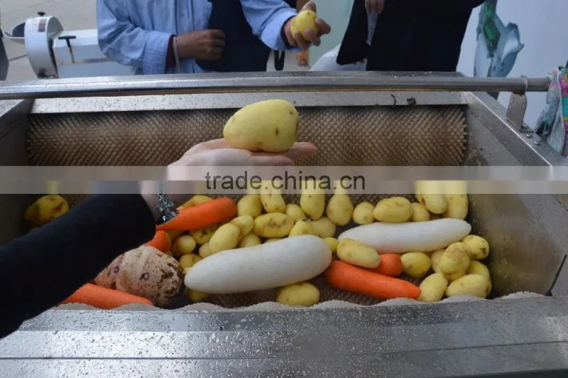 Saving Energy 300-500KG/H Taro Cassava Peeling Machine