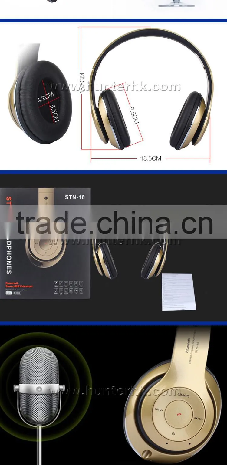 Universal Wireless Stereo Bluetooth Headset