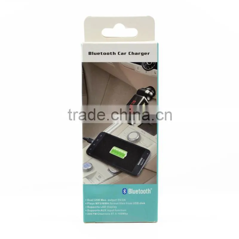 Mini FM Transmitter, A2DP Bluetooth Handsfree Car FM Transmitter - Maggie