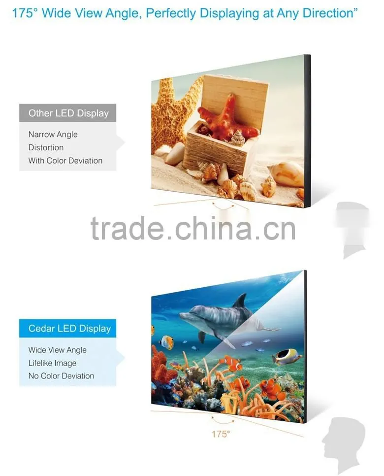 Indoor Small Pitch COB P2.5 LED Display Unit Wall for Control Room _S1