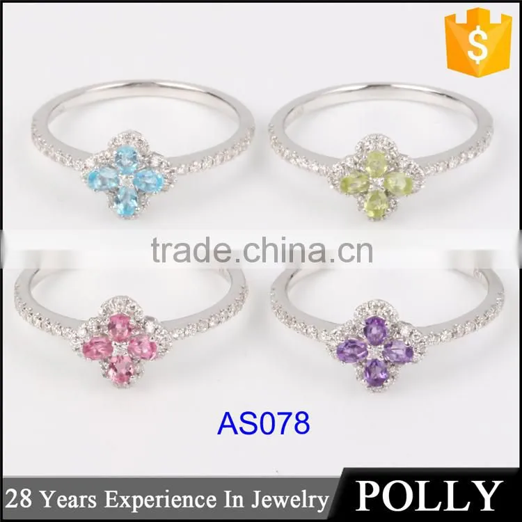 crystal ring jewelry manufactuers and white gold plating ring, fashion jewelry white gold ring