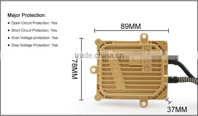 Excellent quality auto lighting parts 12v/24v X5 electronic canbus xenon hid fast start ballast