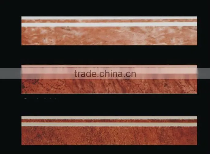 Glazed wall ceramic skirting tile 80X450mm