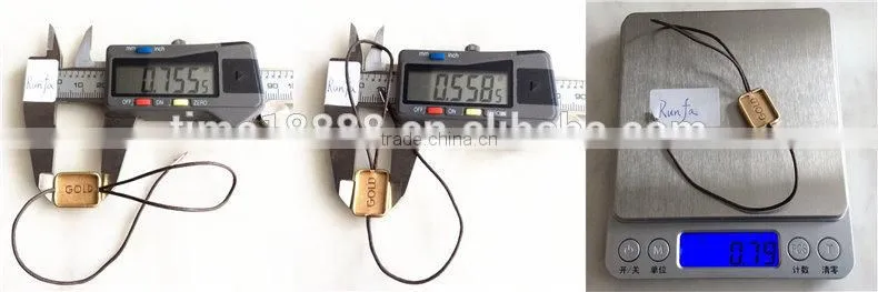 garment metal Aluminum seal tags