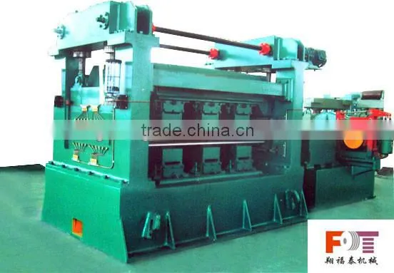 building metal stacking and leveling straighten cut to length machine line