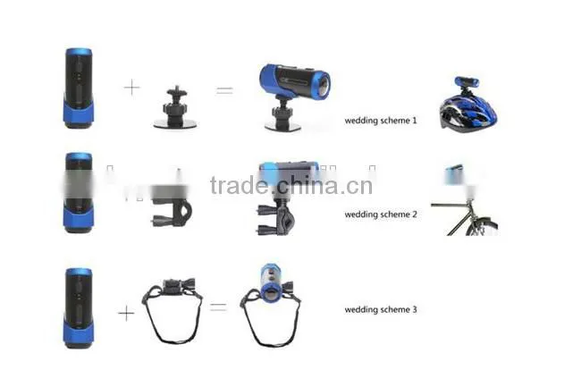 AIT8427p 5MP waterproof full hd 60fps outdoor sport camera