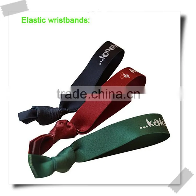 Fashion personalized woven fabric bracelets/music festival fabric wristband woven bracelet