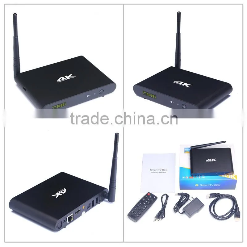 CPU RK3368 64bits Octa core A53, DDR3 2G eMMC Flash 8GB Octa core 4k tv box high quality 4k tv box