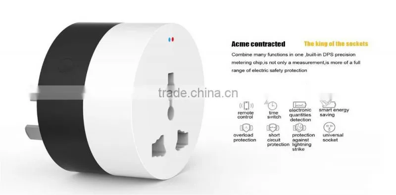 OEM ODM Wifi Power Socket For Smart Home Automation