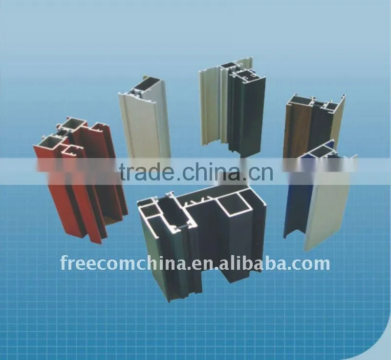 Different Colors Wood Grain Aluminium Profile for Windows and door