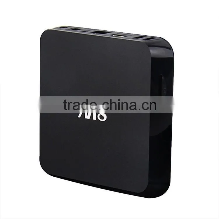 M8 Fully loaded KODI Quad core Amlogic S802 Android 4.4 4K smart Android TV BOX