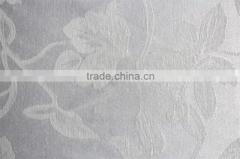T/C popular jacqured white cheap table cloth