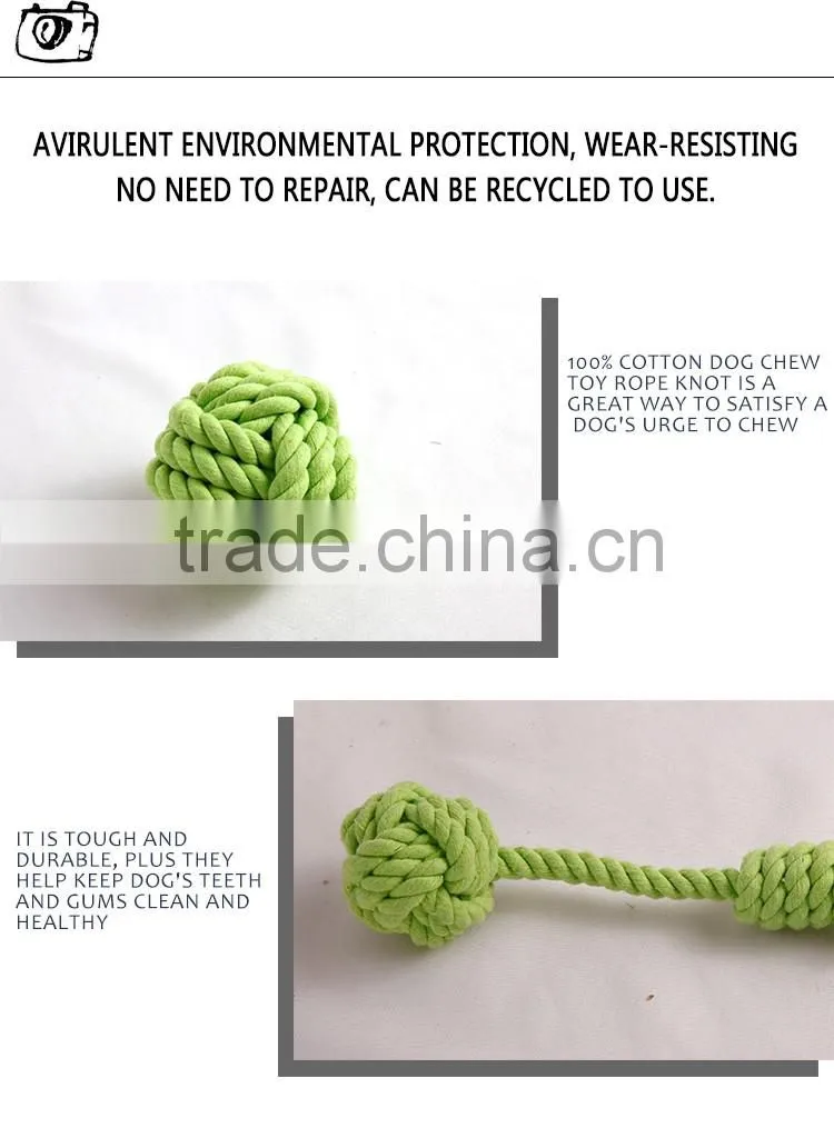 cotton rope toy for dog chew with reasonable price and high quality