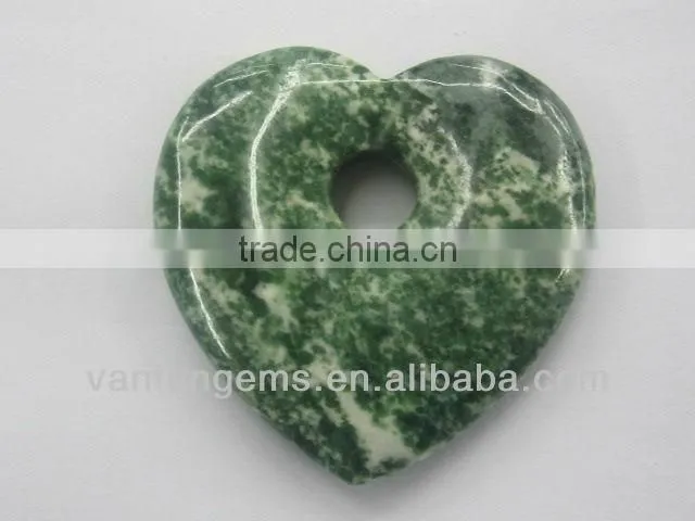 Wholesale heart shape gemstone for necklace making