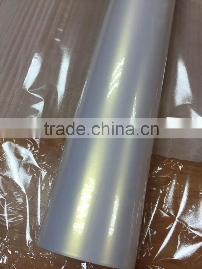 Best Selling 1.52*20m pearl chameleon white film for car sticker, white to gold car wrapping film