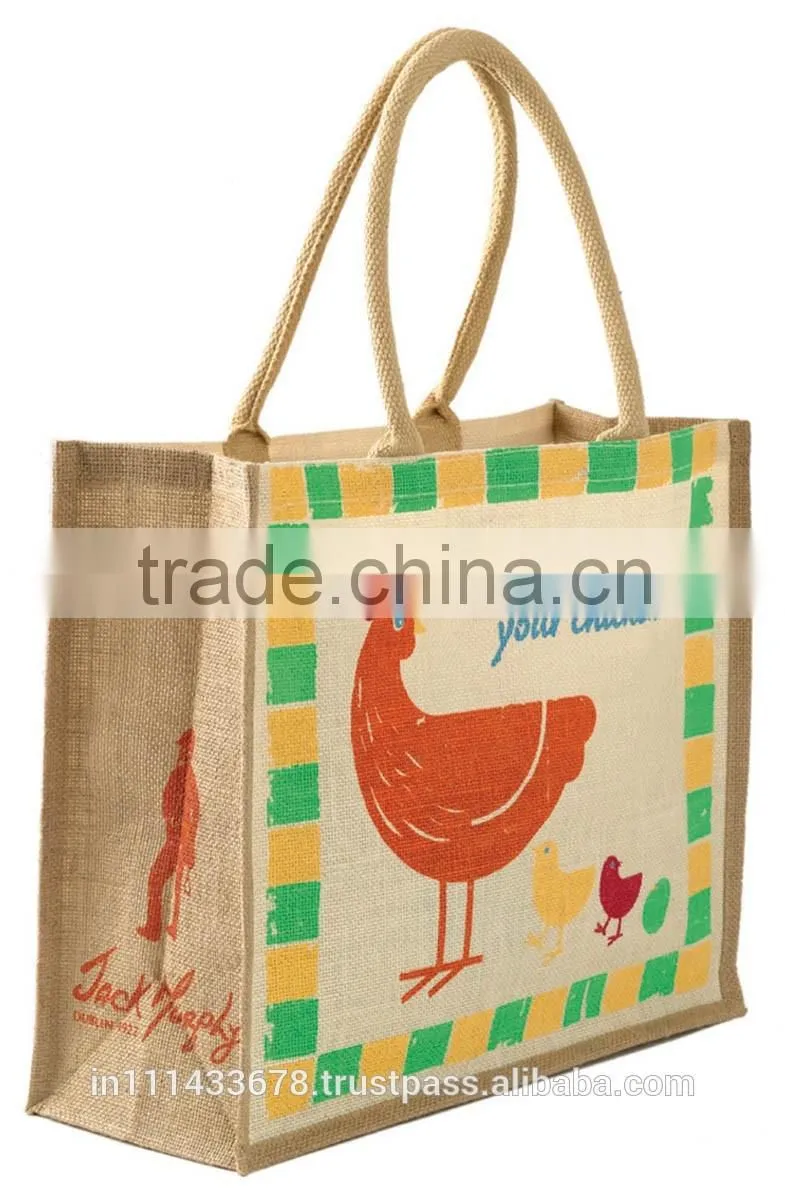 Jute shopper bag
