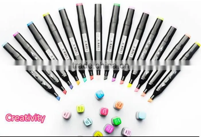 Double Dual Twin Tips Water Based Permanent Marker