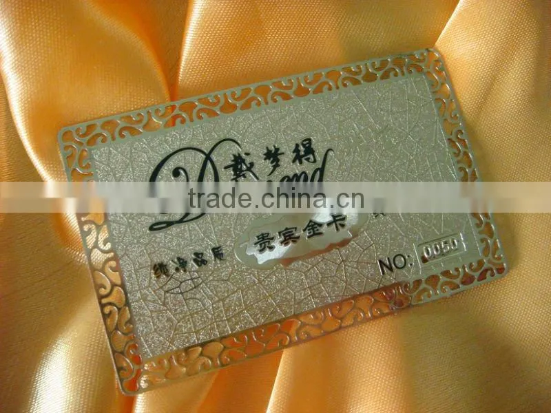 Metal name Card