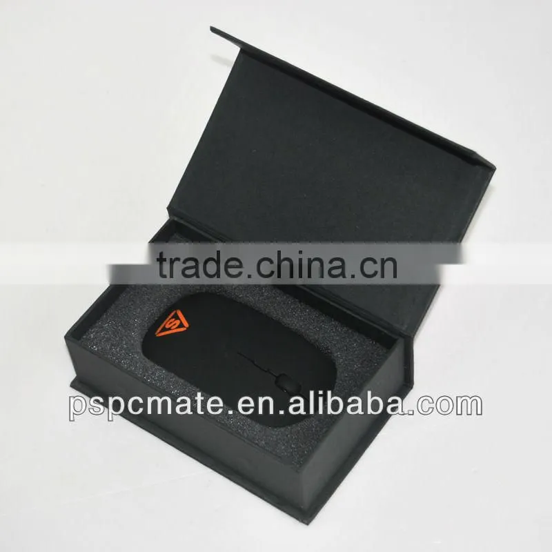 Black rubber finish Flat and hot-selling 2.4G wireless mouse for laptop