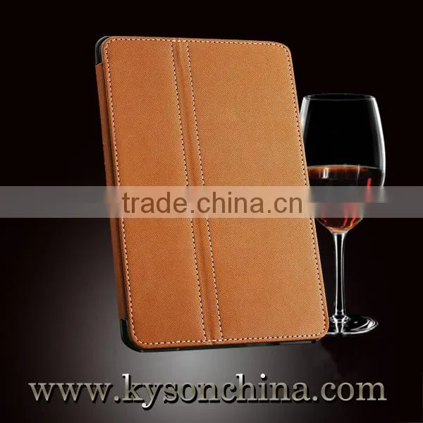 Premium leather cute tablet cover accessories, for ipad leather case